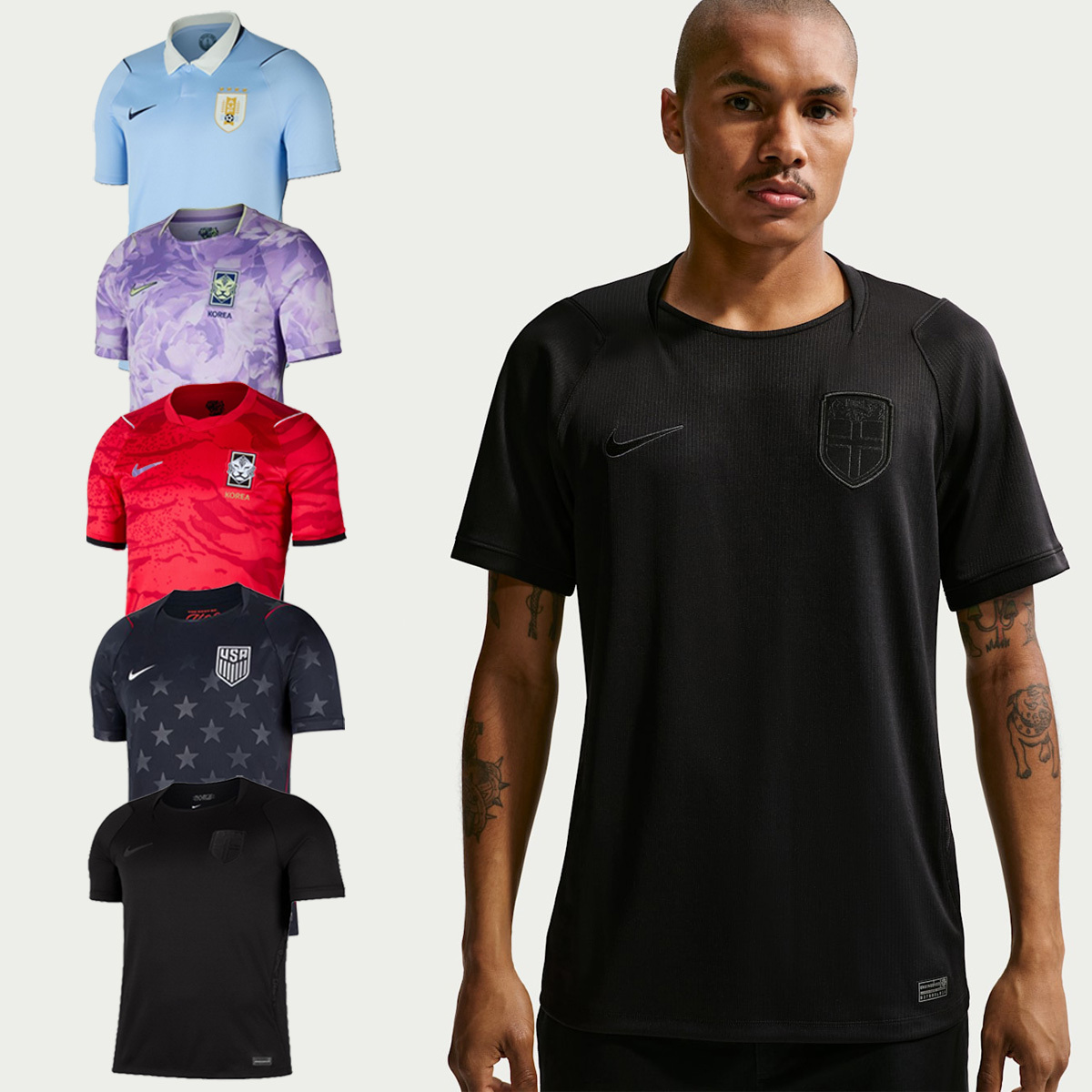 男女款 NIKE X FIFA DRI-FIT TEE 挪威 美國 韓國 烏拉圭 主場 客場 世界盃 世足 球衣 短T【IB5381/IB5395/IO4680/IB5386/IB5328】ADFIFA
