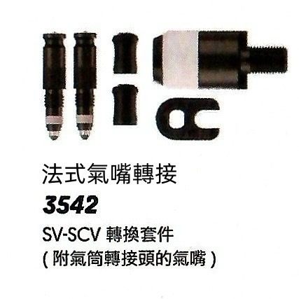 SCHWALBE 快拆氣嘴轉換套件 Clik Valve Conversion Set Art-No.3542