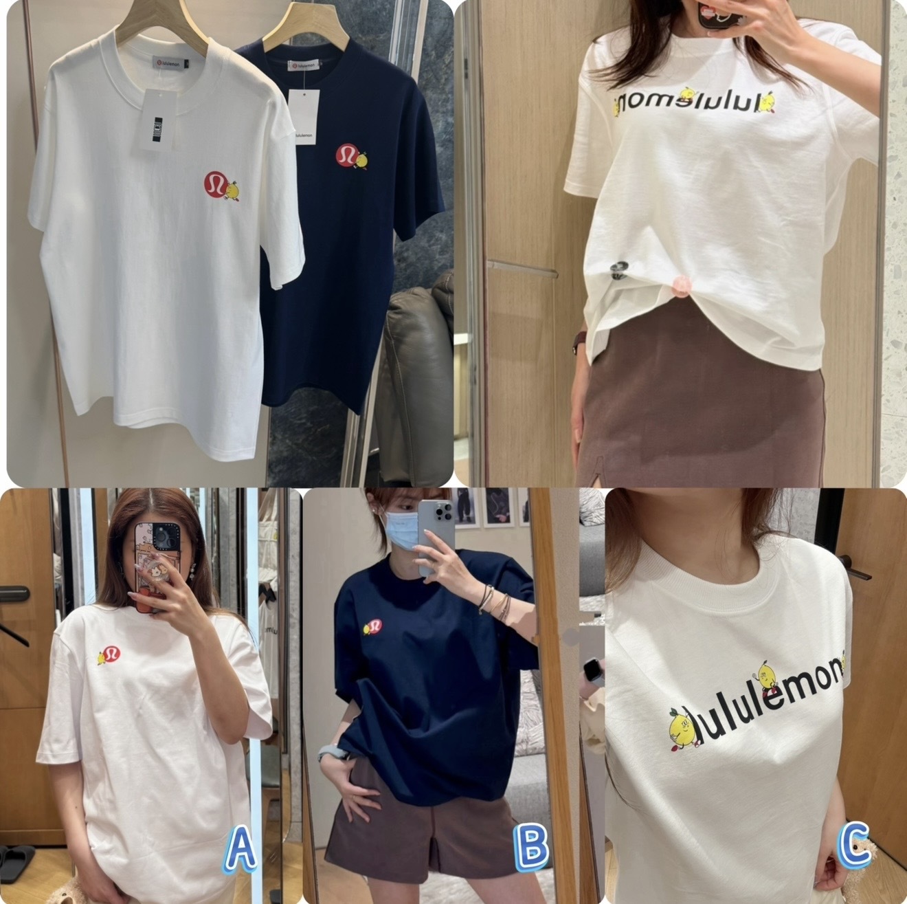 原單Lul*ulemon鬆身短袖圓領Tee  -26312235