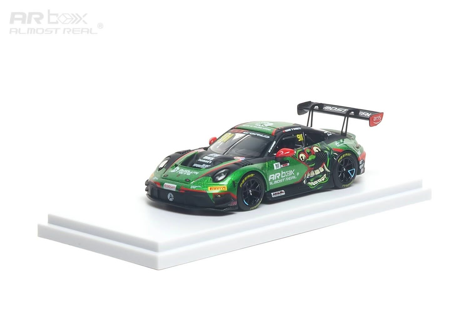 預訂:1/64  Almost Real #68-3 Porsche 911 GT3 R 2026 GT World Challenge Asia Mandalika #911 (640006021 )