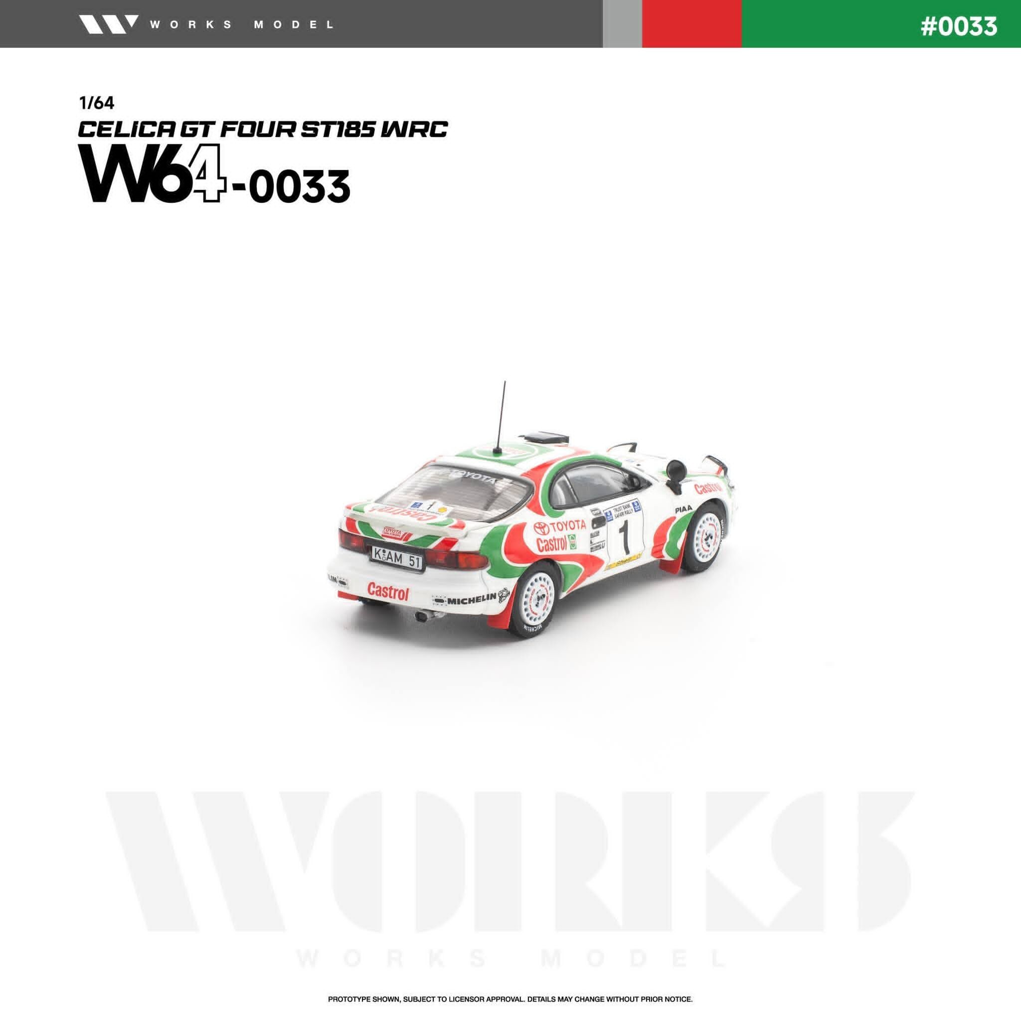 預訂:1/64 Works Model Pandem GR Yaris Finland (W640017 )