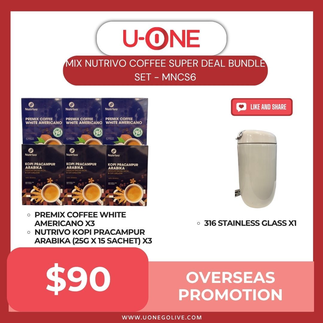 MIX NUTRIVO COFFEE SUPER DEAL BUNDLE SET - MNCS6