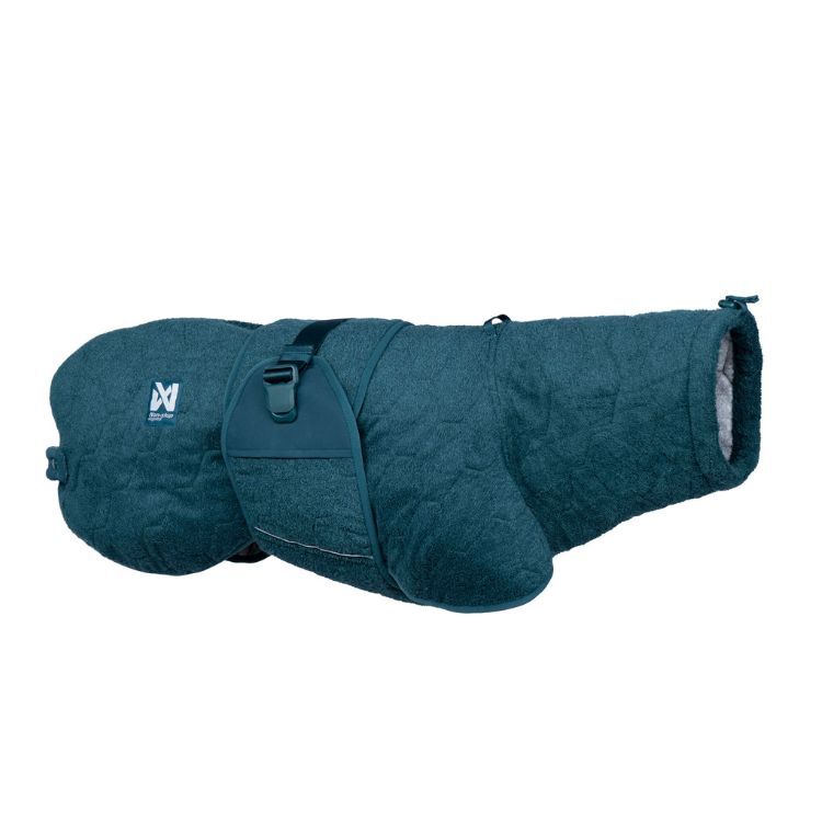 【Non-stop dogwear】專業犬用毛巾衣-深湖水綠