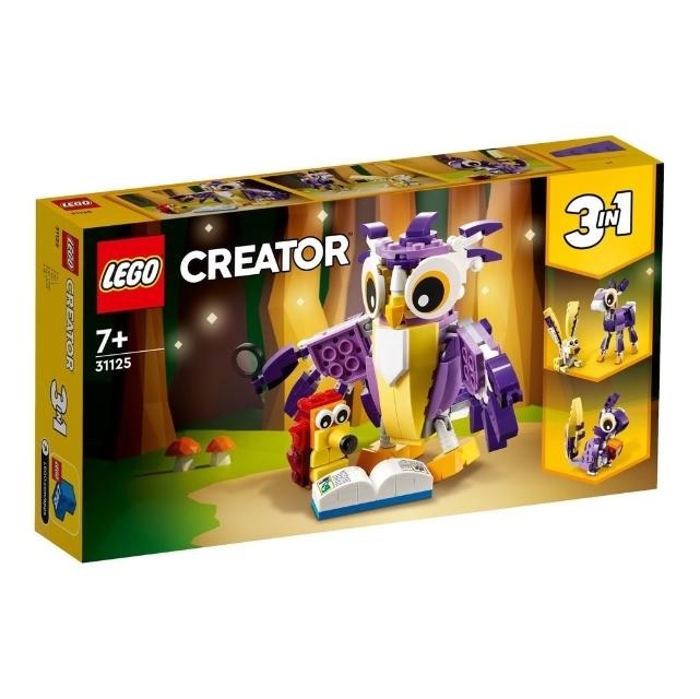 【玩具研究中心】LEGO 樂高 創意百變3合1系列 奇幻森林動物 31125