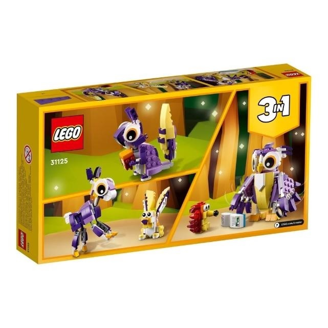 【玩具研究中心】LEGO 樂高 創意百變3合1系列 奇幻森林動物 31125