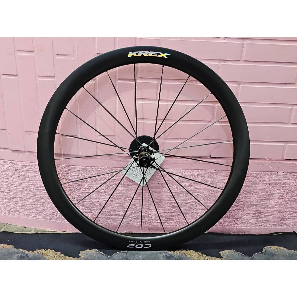KREX CD2 DISC 碟煞碳纖維輪組 CARBON輪 框高:45mm 重量:1280g 碳纖維幅條 36T星型齒爪