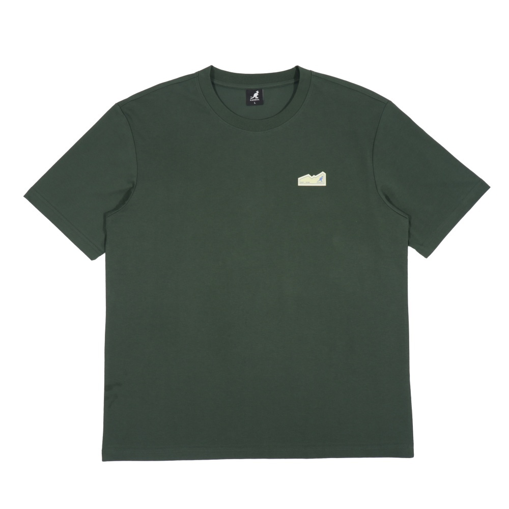 KANGOL 短T 墨綠 山系 印花 短袖 上衣 中性 6525101372