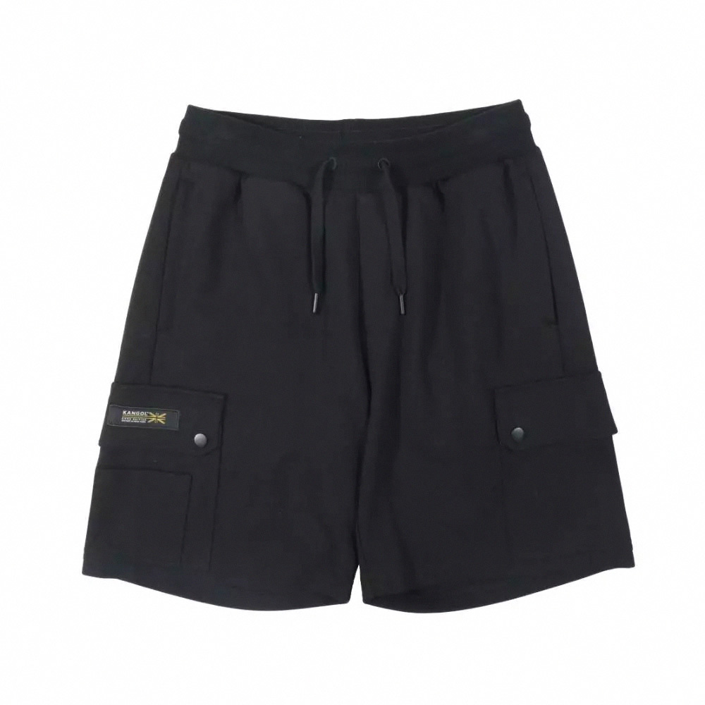 KANGOL 短褲 黑 袋鼠 休閒短褲 中性 6525154720