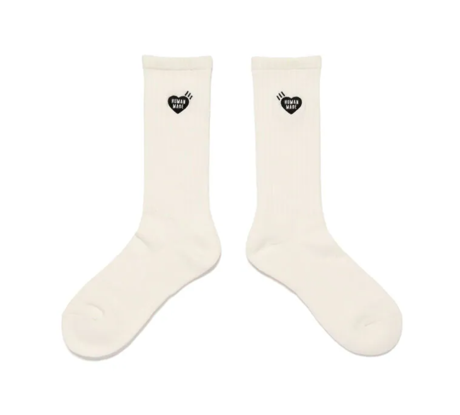 [現貨] HUMAN MADE SS26 PILE SOCKS  | (Gray / White)
