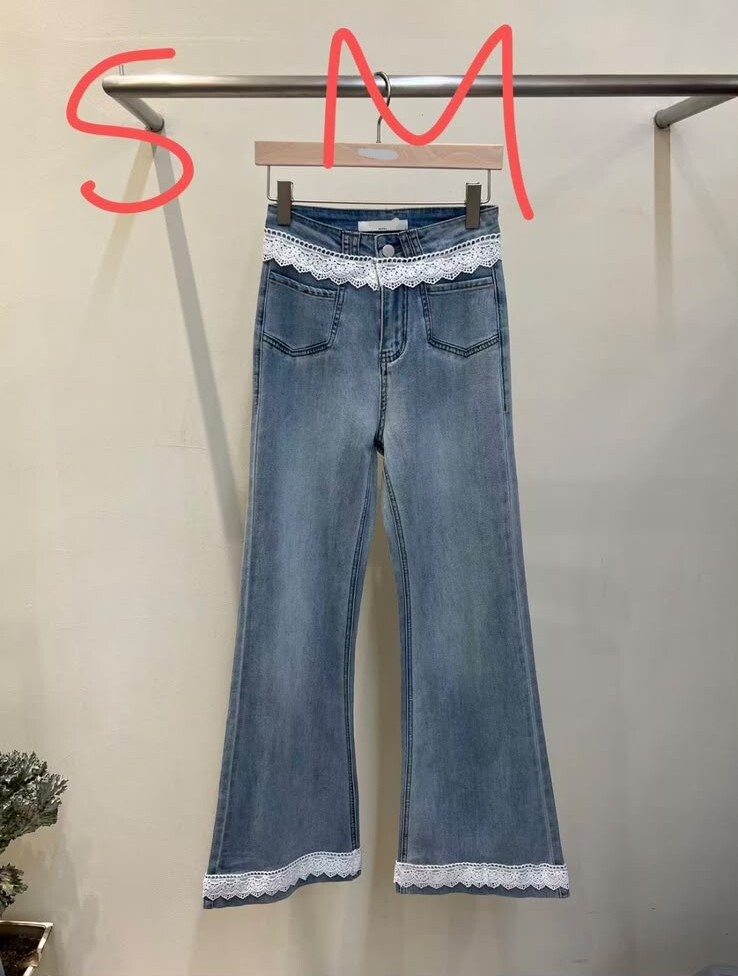 ME108  高腰牛仔褲   S:腰28 HIP40 長41 /M:腰30 HIP42 長41 $409 (一口價)