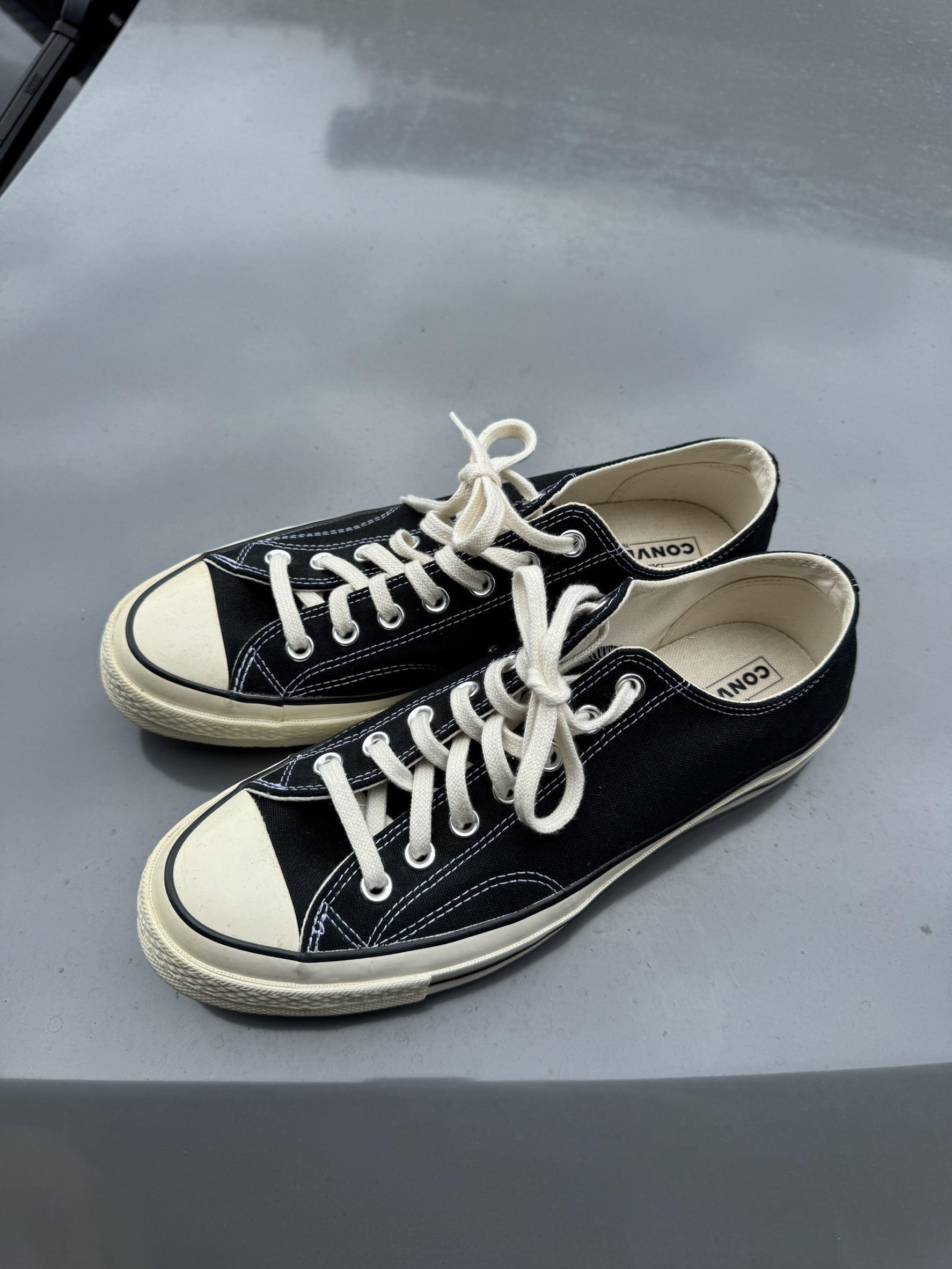 拍照二手鞋 CONVERSE 1970 黑US9.5