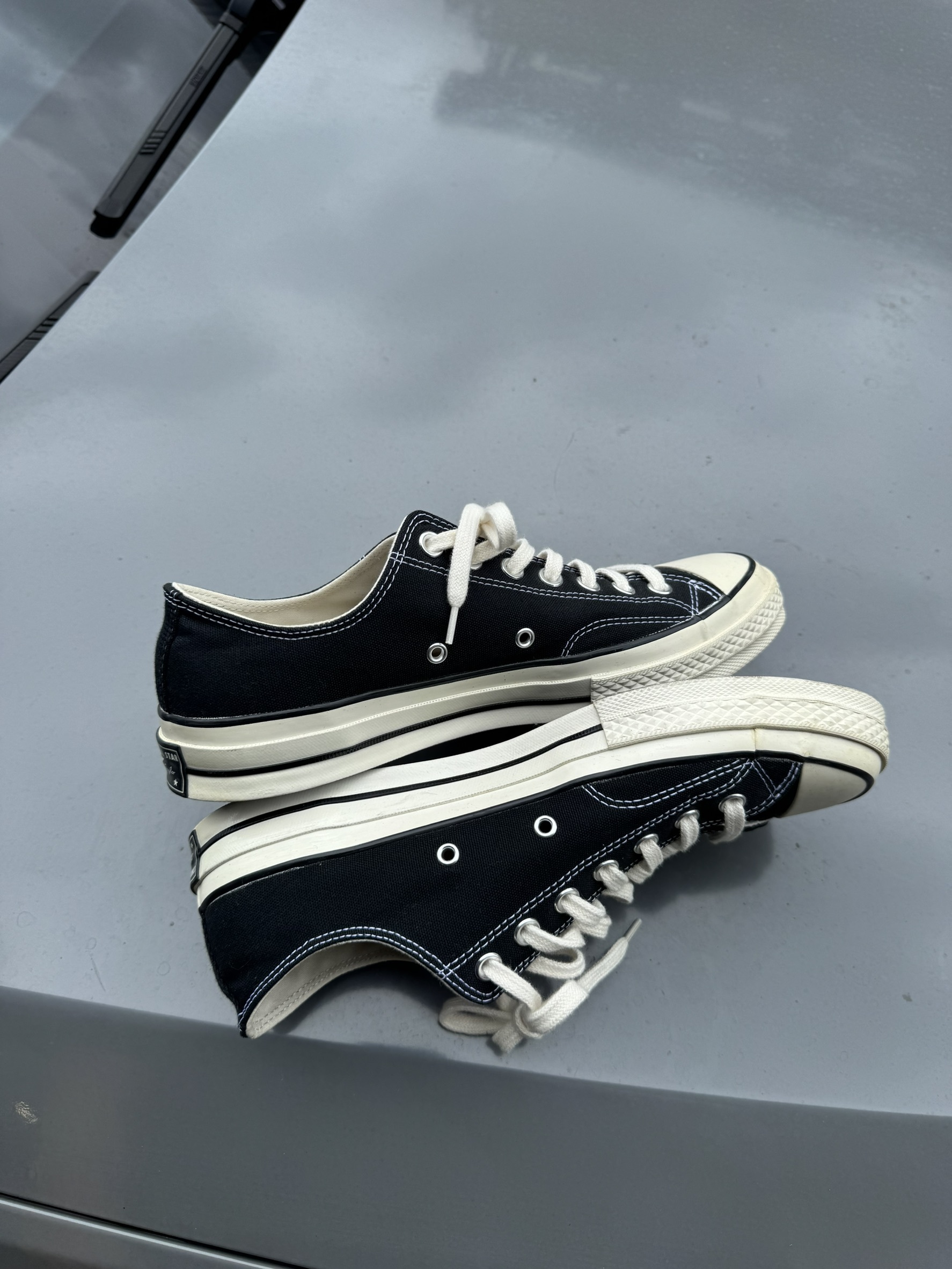 拍照二手鞋 CONVERSE 1970 黑US9.5