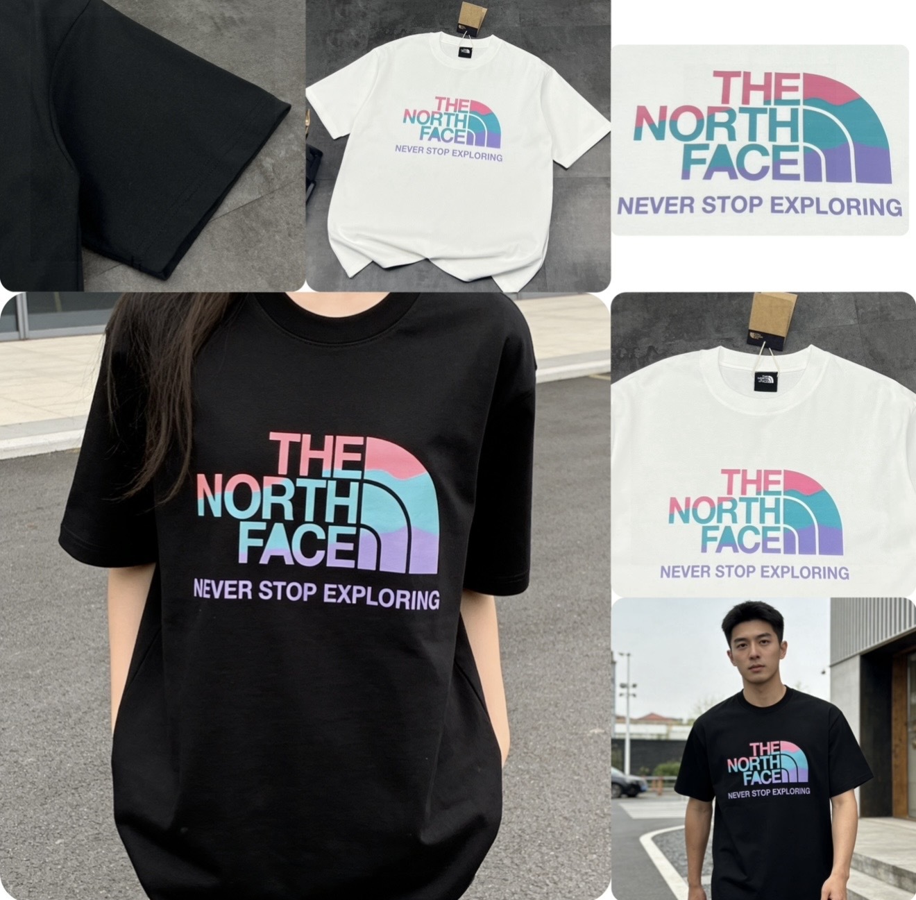 TNF漸變字印花Logo短袖Tee- 26310885