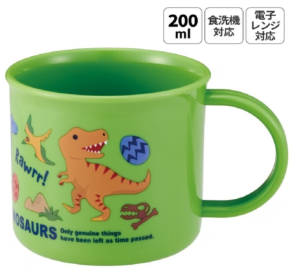 【Skater】PLASTIC CUP 200ML (DINOSAUR PATTERN)