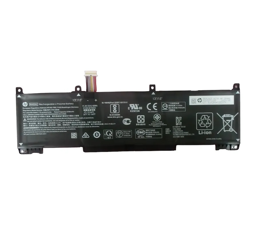 原廠HP筆記型電池 3C51Wh 4.68Ah LI, M73472-005 (RH03051XL-PL)