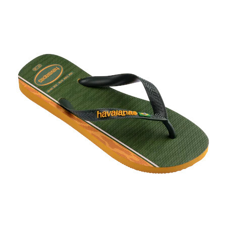 HAVAIANAS 哈瓦仕 人字拖  綠黃 巴西隊 拖鞋 男女 41504771740