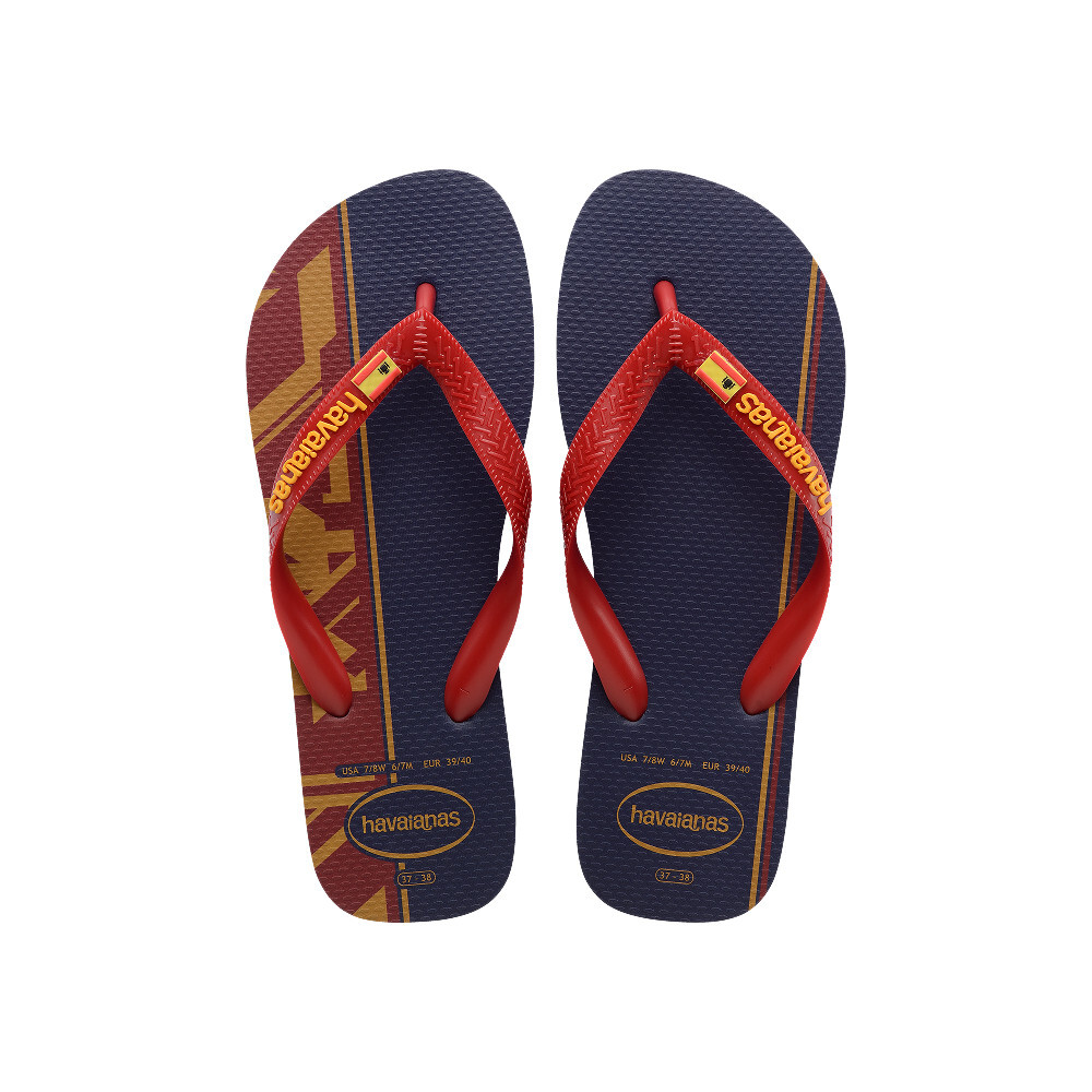 HAVAIANAS 哈瓦仕 人字拖 藍紅 西班牙隊 拖鞋 男 41504774629