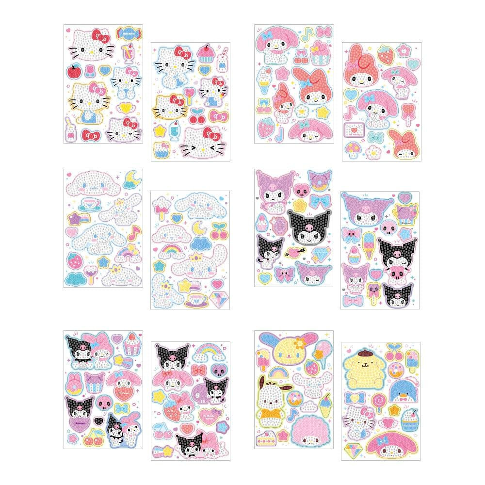日本 Sanrio 鑽石貼紙套裝