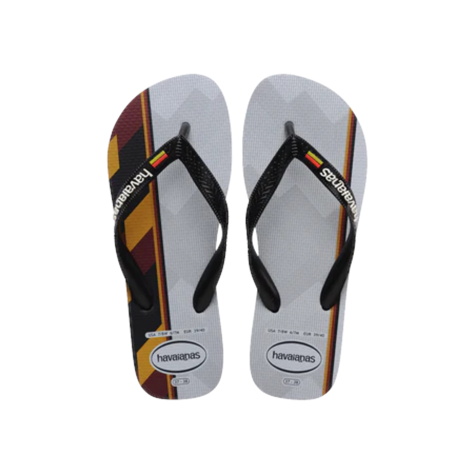 HAVAIANAS 哈瓦仕 人字拖  灰 紅黃 德國隊 拖鞋 男女 41504770090
