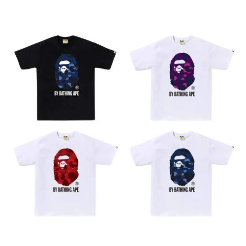 BAPE COLOR CAMO BIG BAPE HEAD 迷彩猿人頭 301020