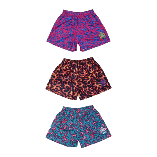 MTA Flame Shorts 火焰單層網布短褲 MT25P002