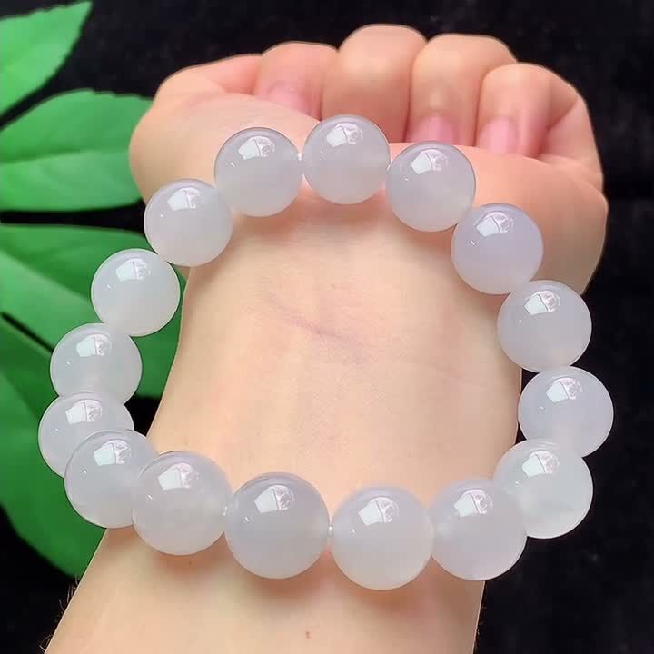 翡翠手串 (13.2mm直徑),天然翡翠A玉, 緬甸玉, Jade, Jadeite