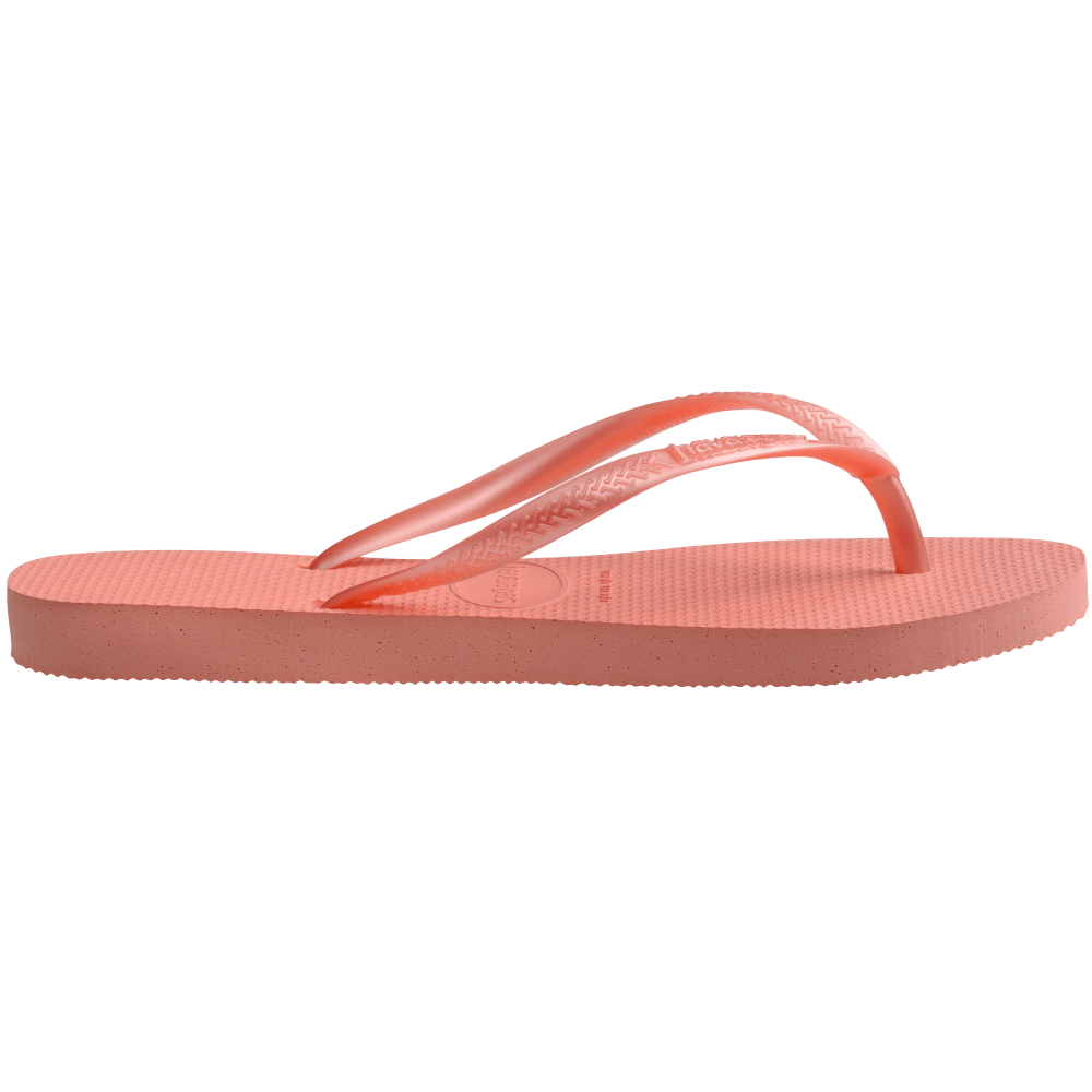 哈瓦仕 HAVAIANAS SLIM 芭比粉 鮭魚粉 綠 巴西 防水 防滑 細帶 夾腳拖 人字拖 拖鞋【4000030】