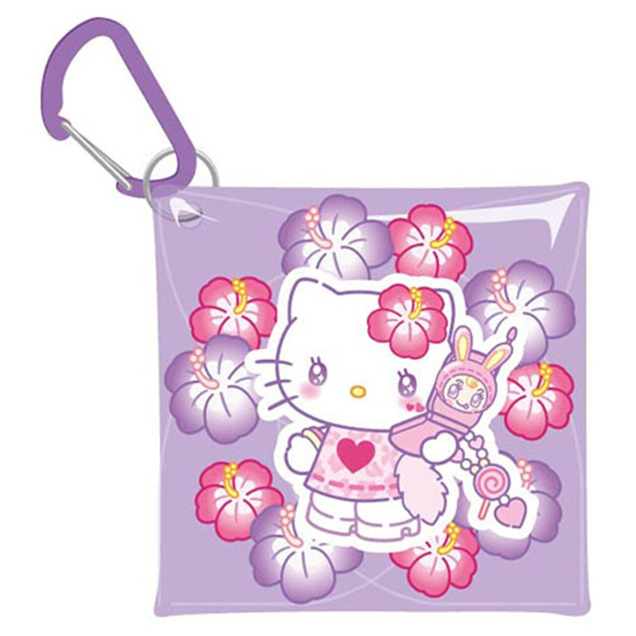 日本 Sanrio Hello Kitty x Mezzo Piano 聯乘限定系列 第二彈 透明啪啪袋連扣