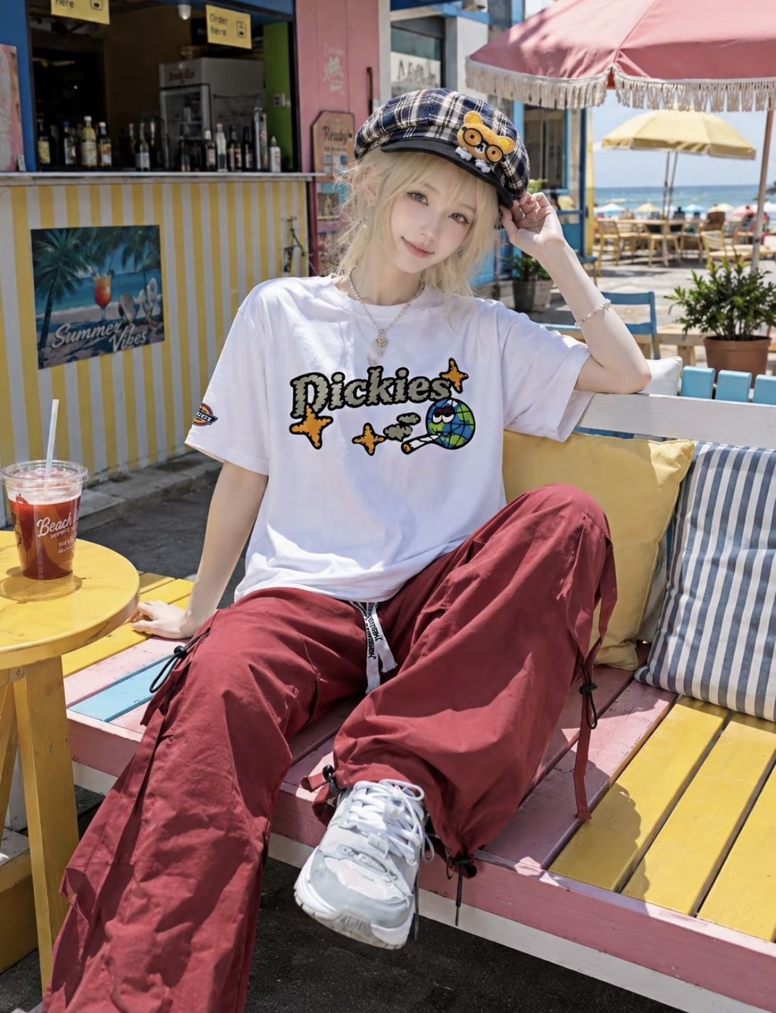 （現貨）Dickies 美式 塗鴉 地球 短T DKU262NKT235