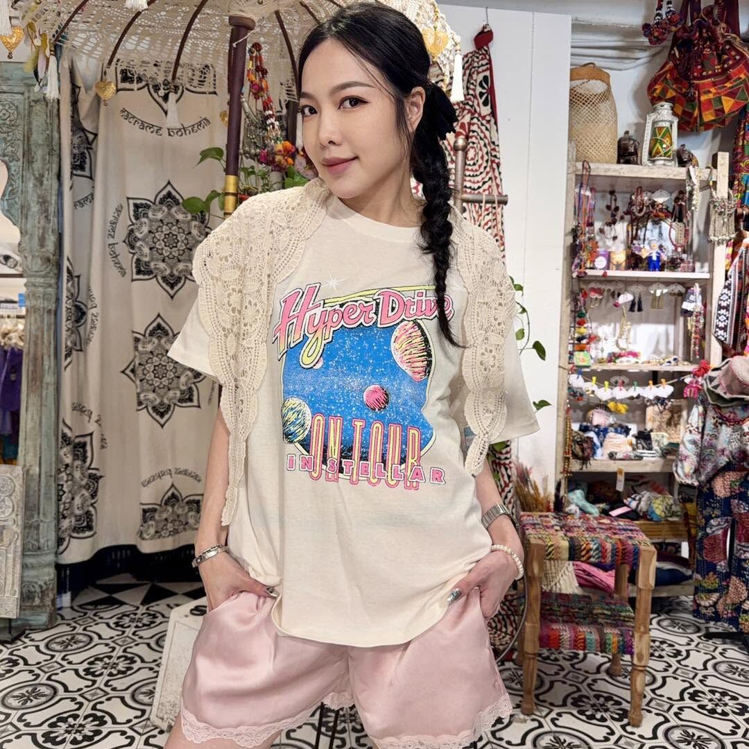 Macrame t裇 KOR0416 - 米色 (0616)
