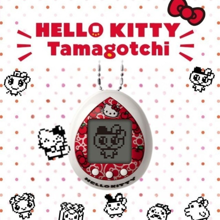 【玩具研究中心】萬代 塔麻歌子 HELLO KITTY 紅色 電子雞
