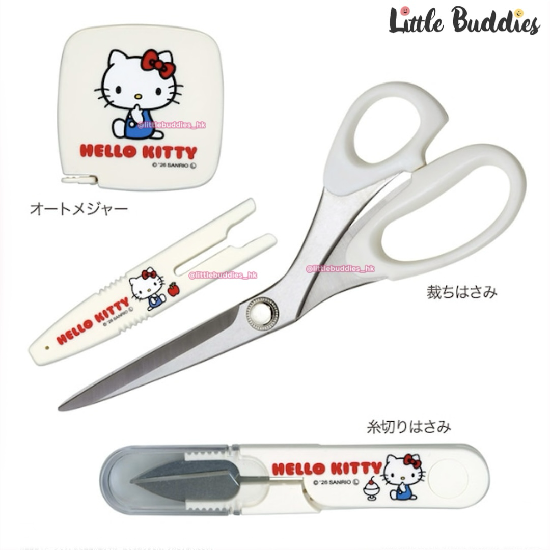 日本 Sanrio Sanrio豪華縫紉套裝 12件組+收納袋