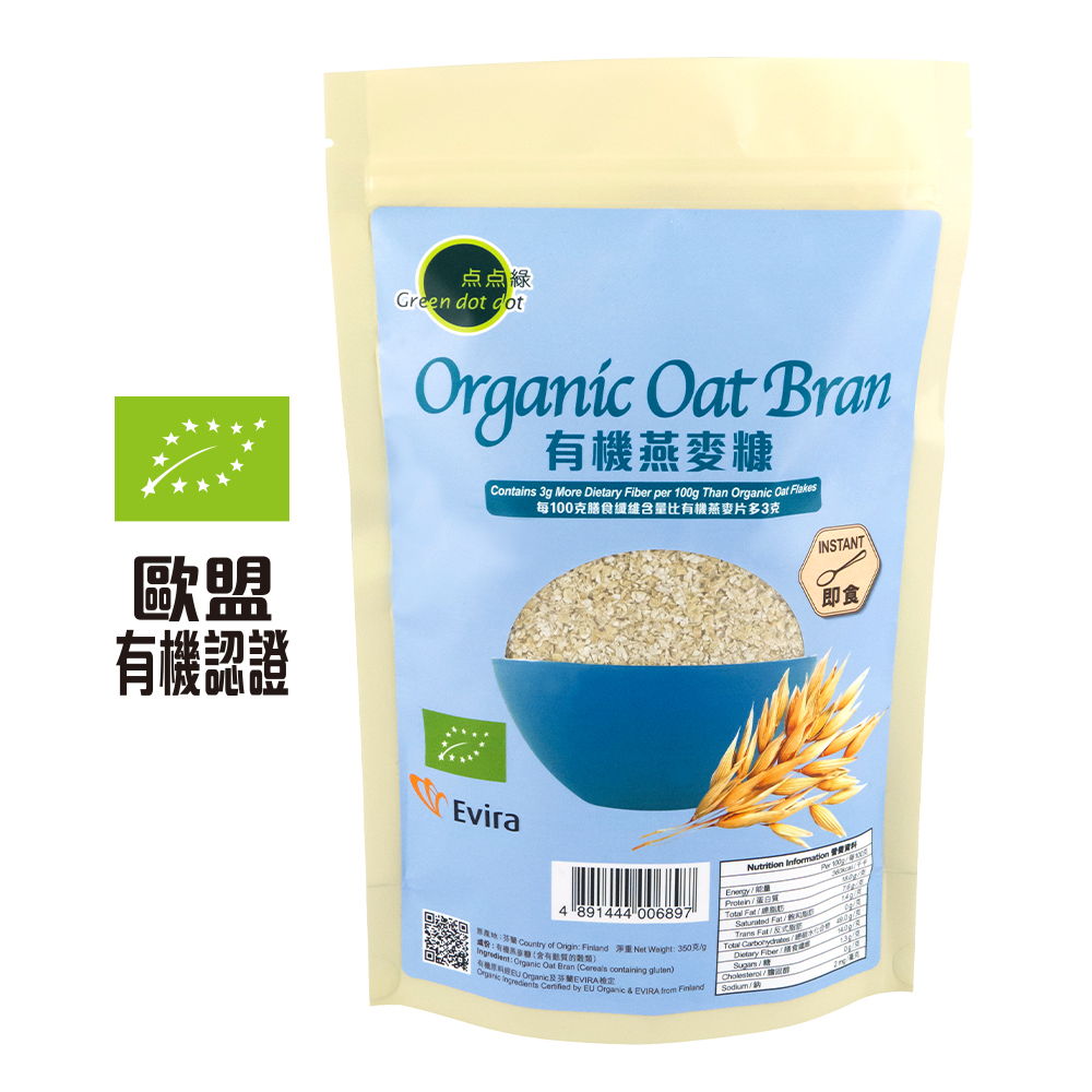 點點綠 有機燕麥糠 (400克)