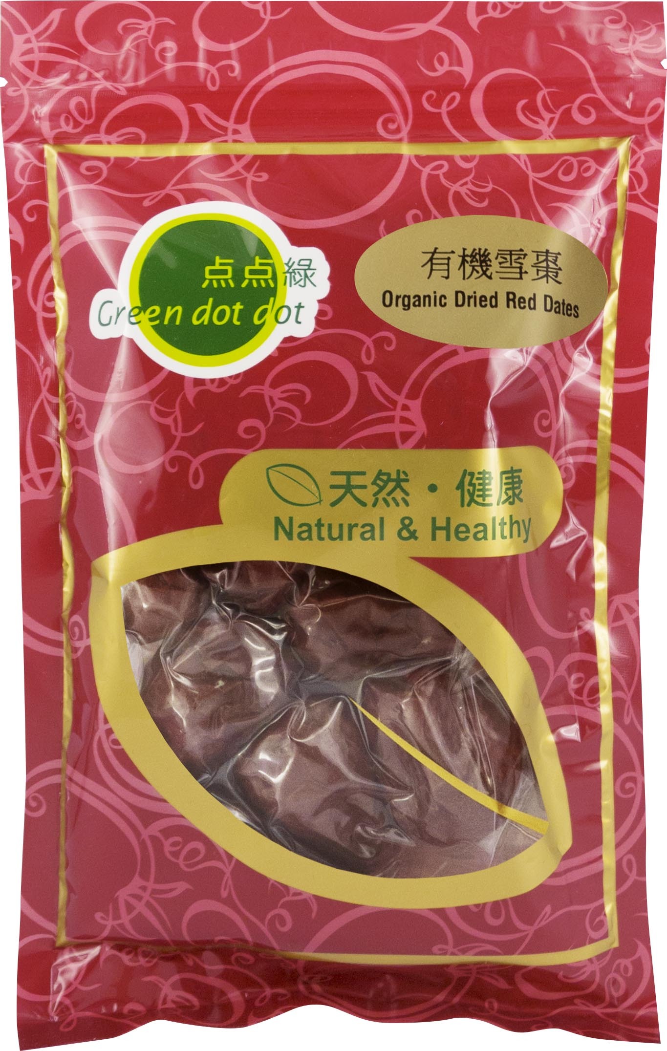 Greendotdot Organic Dried Red Dates (140g)