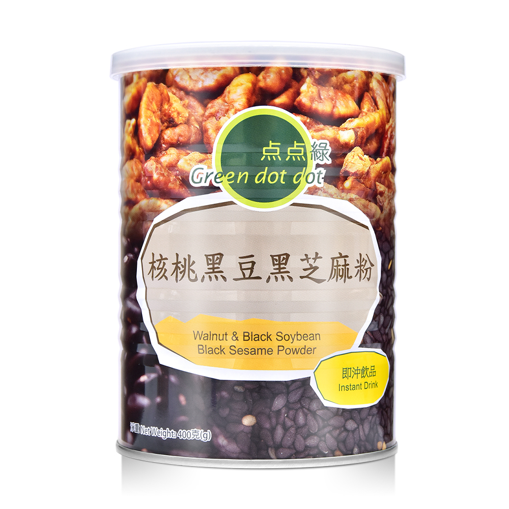 Greendotdot Walnut with Black Soybean Powder & Black Sesame (400g)