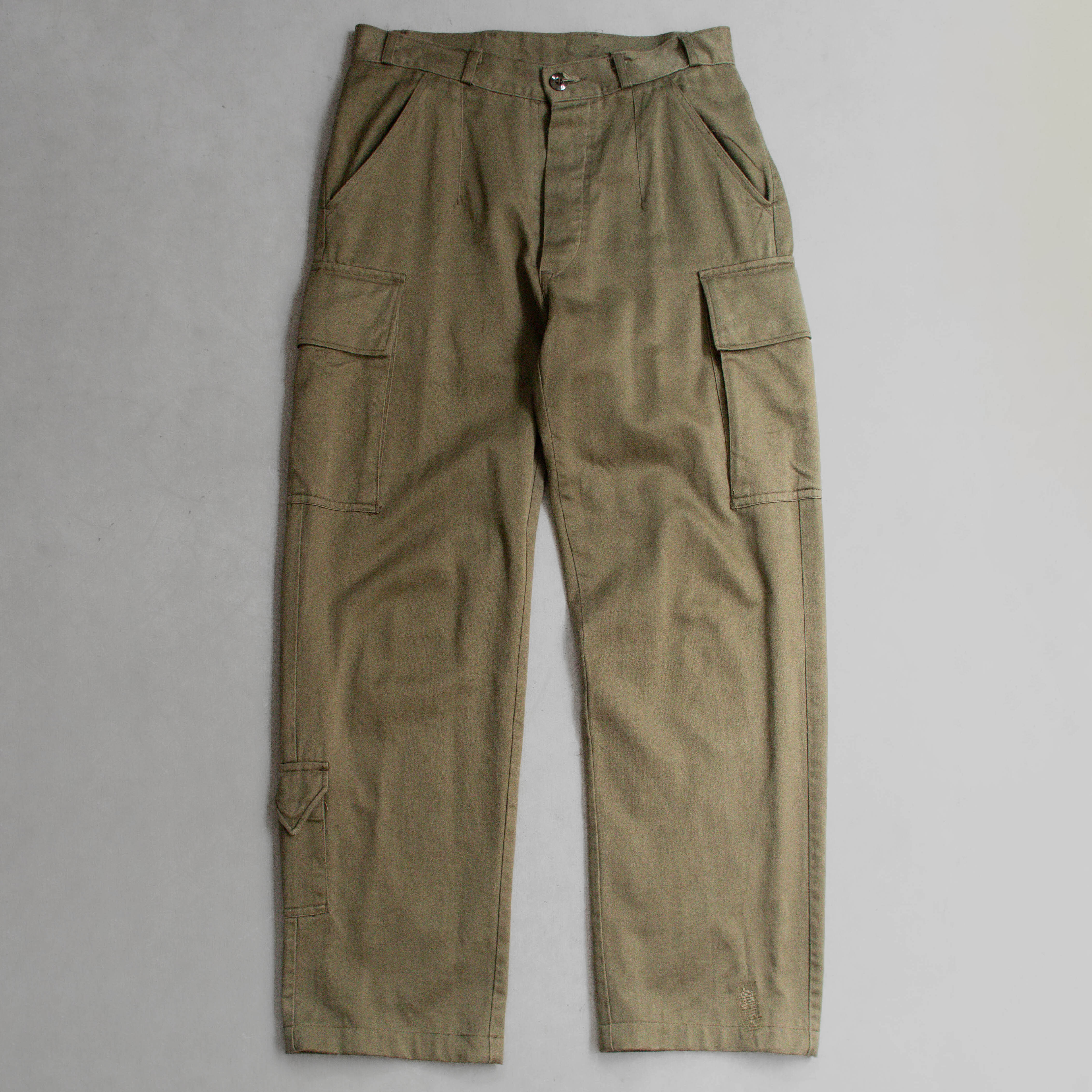 70S DUTCH ARMY FIELD PANTS 荷蘭 公發 軍綠 野戰 口袋 長褲 軍褲