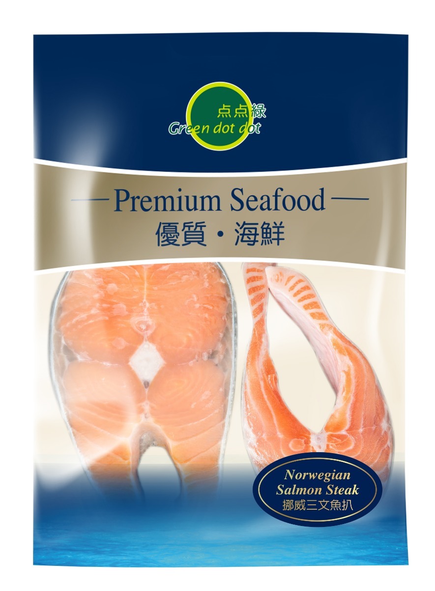 點點綠 挪威三文魚扒 (350克)