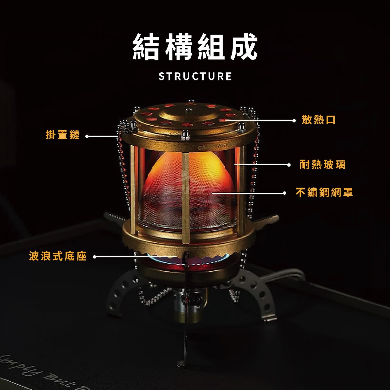 【Campingmoon柯曼】紅太陽取暖爐 NX-90 CB22