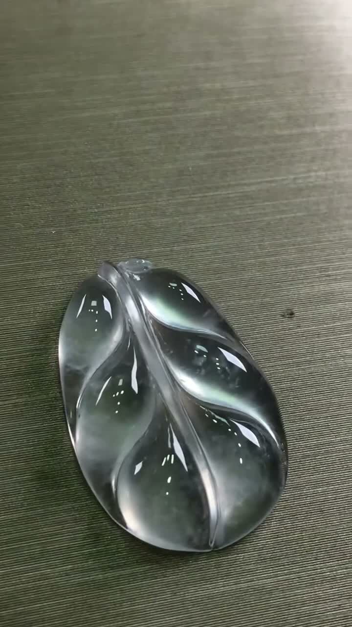 65347 翡翠冰種葉子