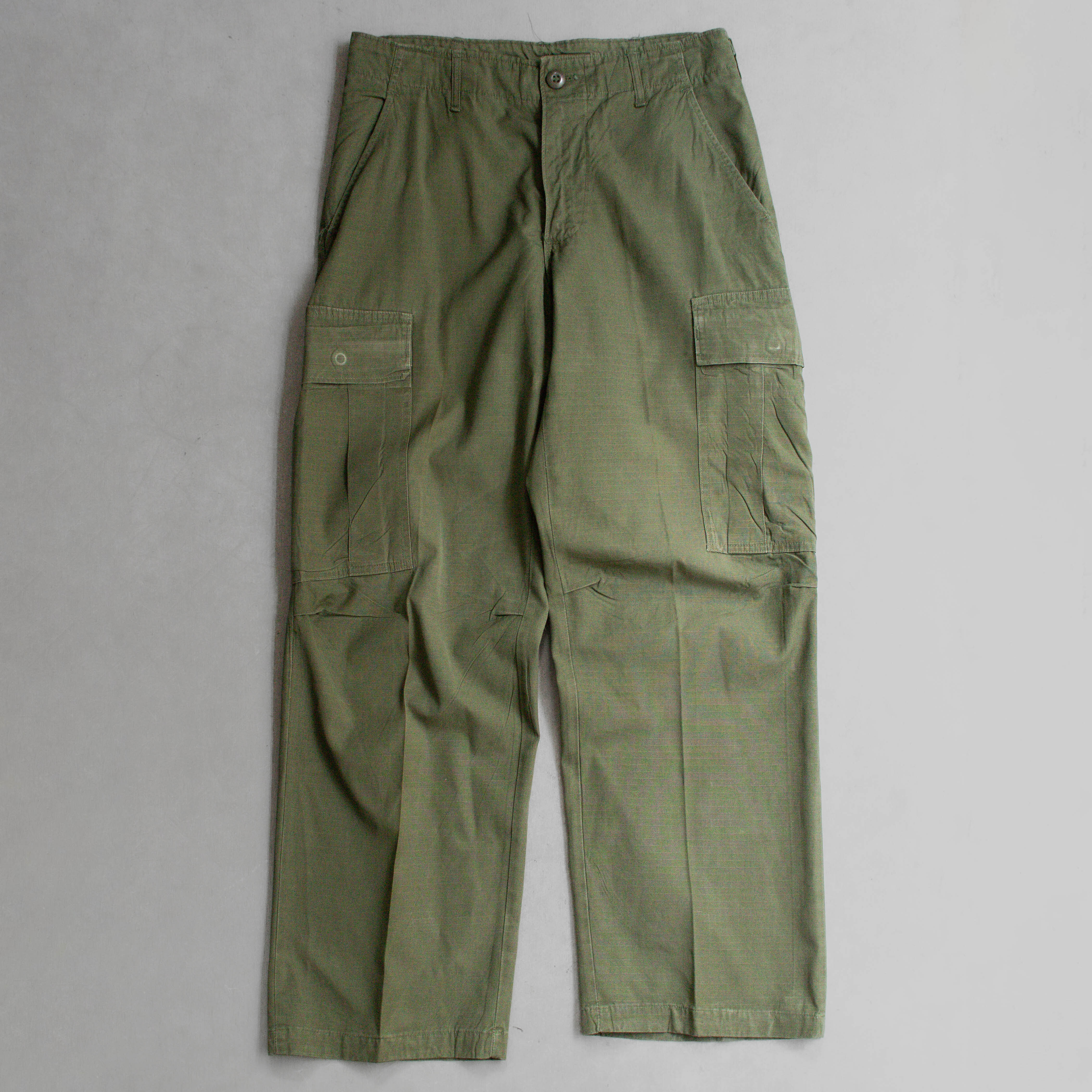 60S US ARMY JUNGLE FATIGUE PANTS 美軍 公發 叢林 野戰 軍綠 軍褲