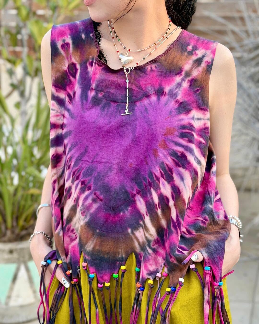 Macrame Hippies 心心扎染背心 (0616)