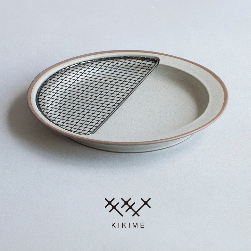 【日本 KIKIME】amime 美濃燒燕三條餐具圓盤半月圓盤