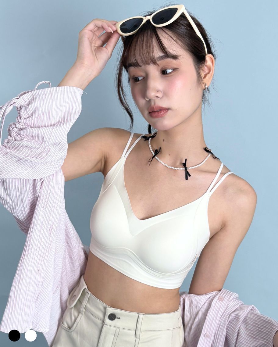 交叉美背無痕小可愛