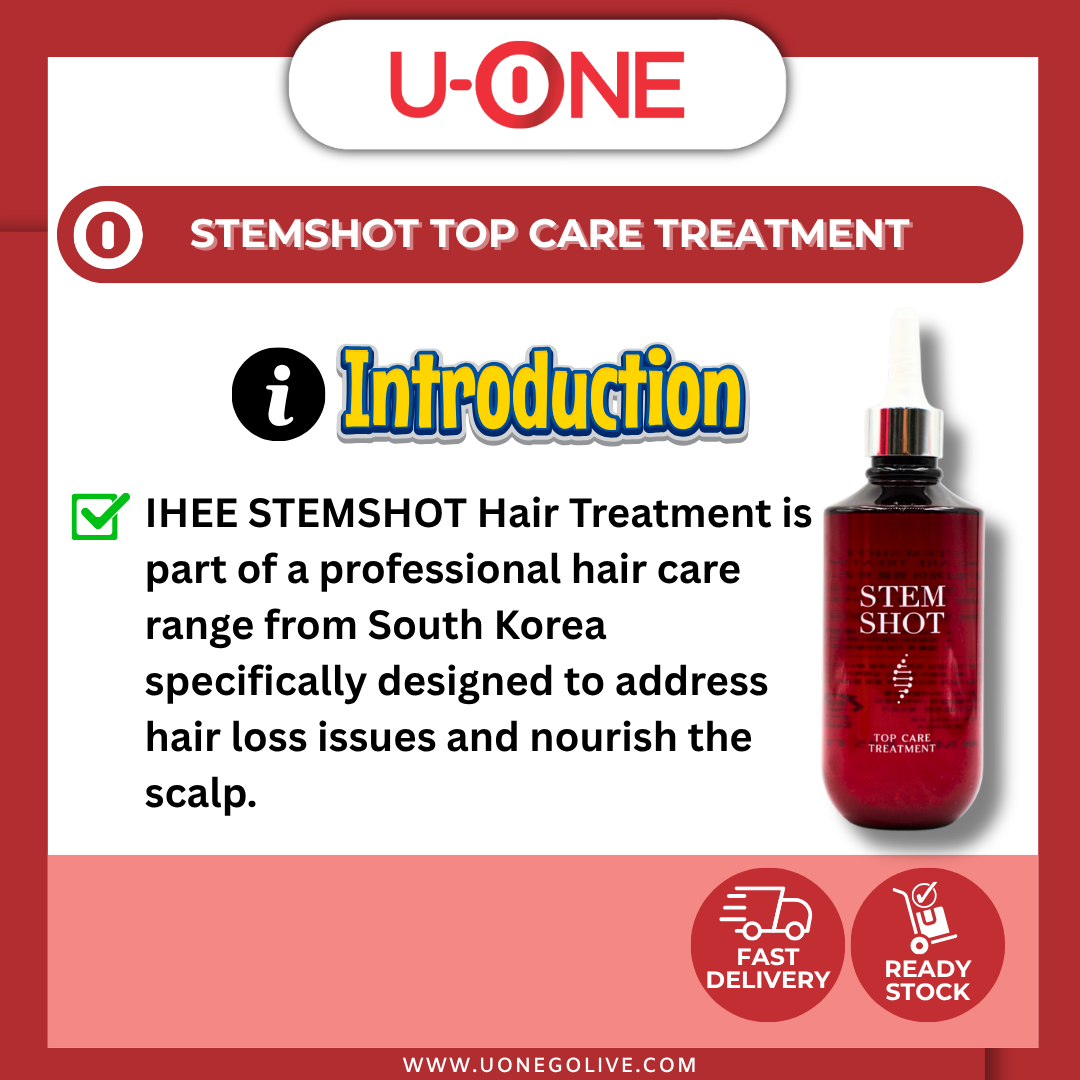 U-0NE | Korea | IHEE | StemShot | Top Care Treatment | 250ml