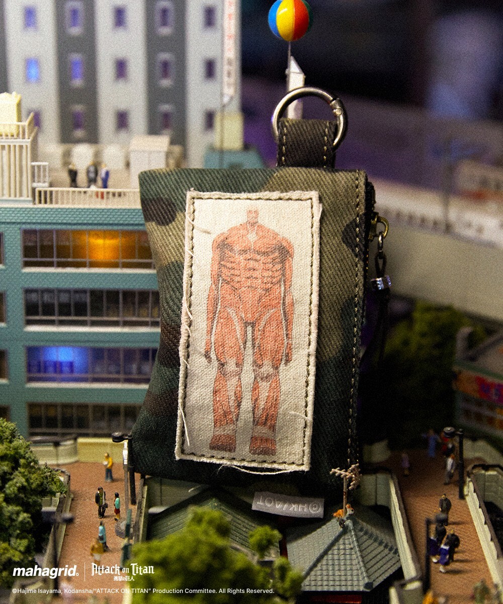 MAHAGRID x Attack on Titan COLOSSUS TITAN CAMO WALLET 超大型巨人 迷彩 錢包