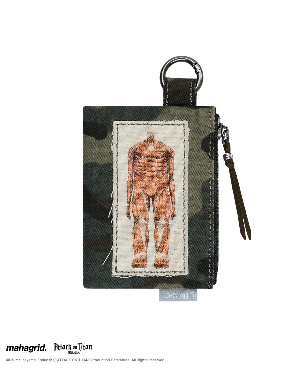 MAHAGRID x Attack on Titan COLOSSUS TITAN CAMO WALLET 超大型巨人 迷彩 錢包