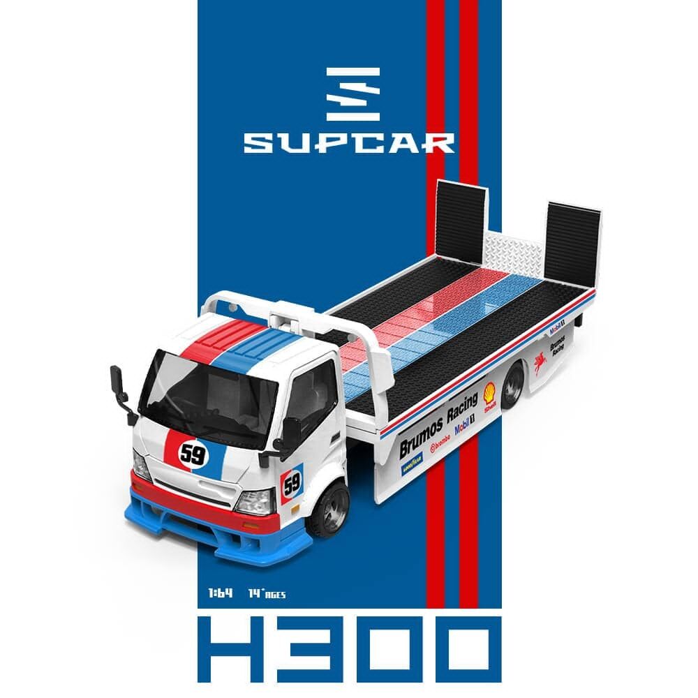 預訂:1/64 SupCar Hino 300 Tow Truck Brumos Racing #59 (SC647243 )