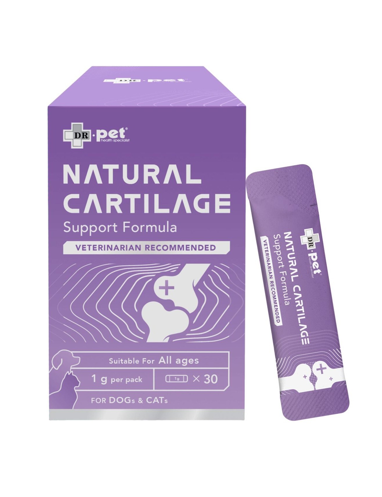 Dr Pet 維骨素修護軟骨天然配方(1g X 30小包) [紫]