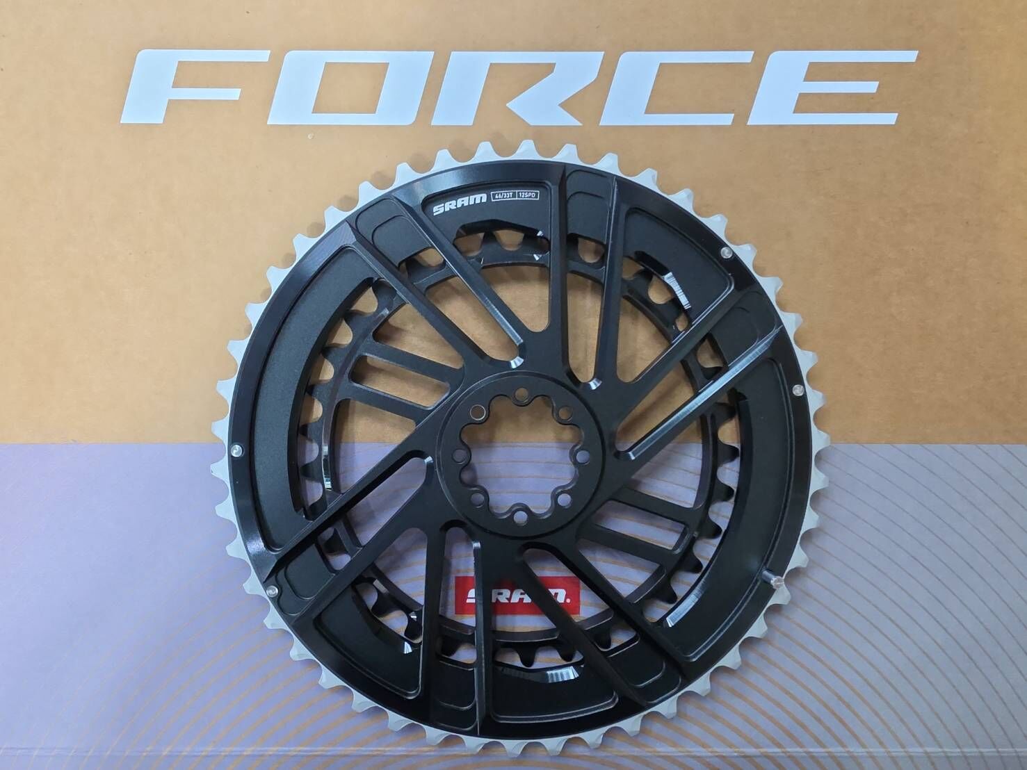 SRAM FORCE E1 AXS 46/33T 12速齒盤組 一體式齒盤組 Force 2x 齒盤組 E1 大小齒片