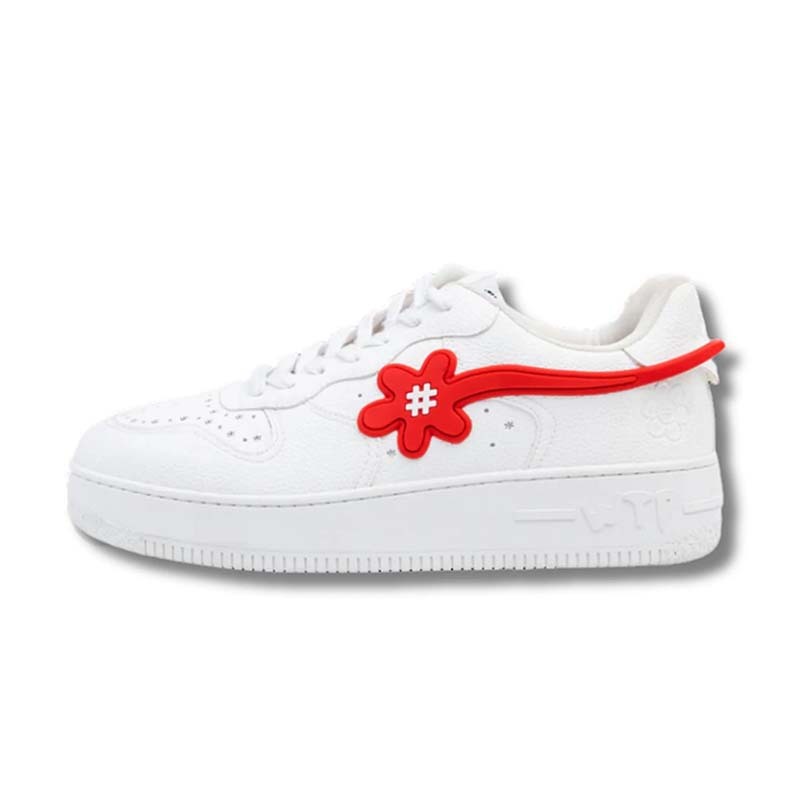 Water The Plant "FLARE" HK Exclusive Goat Kicks 香港限定 小花鞋 白紅色 男女款 WTP-19 [台灣現貨]